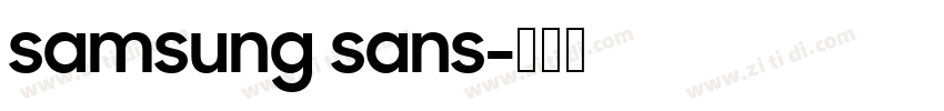 samsung sans字体转换